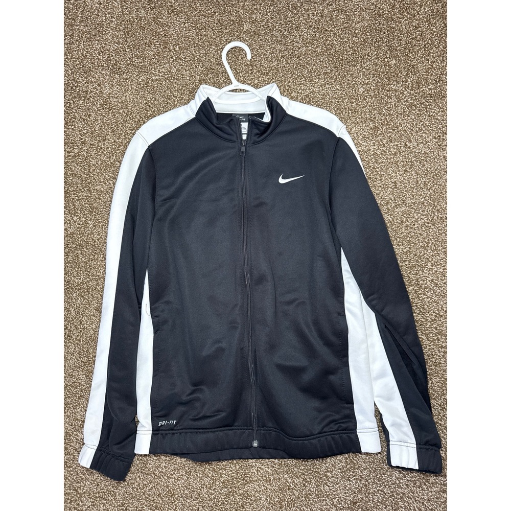 Nike Dri-Fit Full Zip Track Jacket Mens Medium Athleisure Running Workout Active